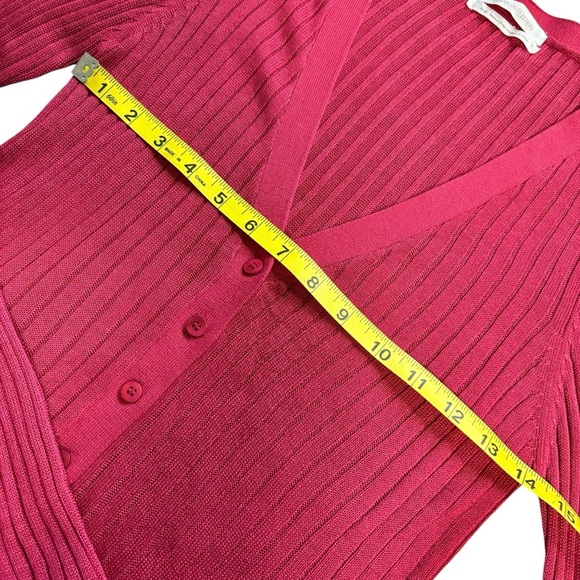 Urban Outfitters Ribbed Long Sleeve Cardigan, Size Medium - Picture 9 of 10